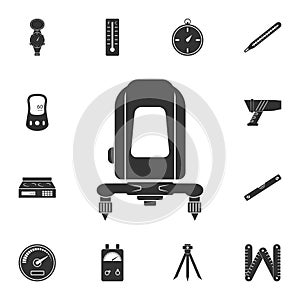 electronic level icon. Simple element illustration. electronic level symbol design from Measuring collection set. Can be used in w