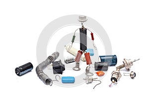 Electronic man with radio components