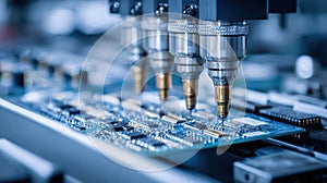 Electronic Manufacturing Process with PCB Visualization