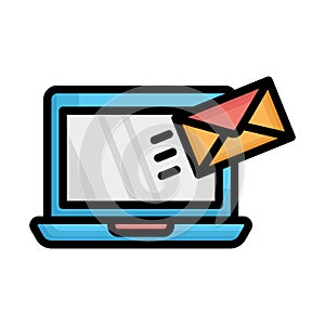 Electronic marketing, email Vector Icon which can easily modify or edit