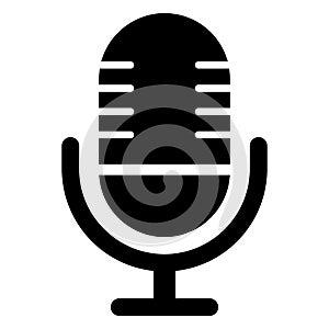 Electronic mic, input device Line Style vector icon which can easily modify or edit
