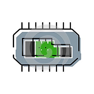 Electronic microchip processing data for technology innovation