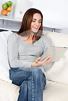 Electronic pad woman