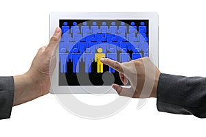 Electronic recruitment process