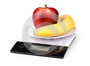 Electronic Scales with apple