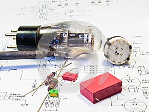 Electronic schematic tube amp
