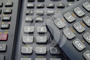 electronic scientific calculators background