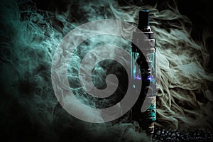 Electronic sigarette, vape, smoke. Electronic device that simulates tobacco smoking. Devices that make vapour for