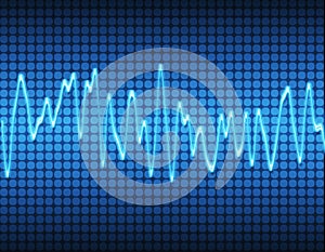 Electronic sine sound wave