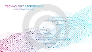 Electronic texture for computer technology, engineering concept. Motherboard computer generated abstract background