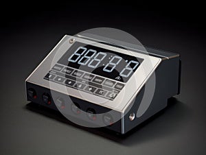 An electronic timer with its large digital display and intuitive interface created with Generative AI