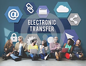 Electronic Transfer Banking Payment Online Concept