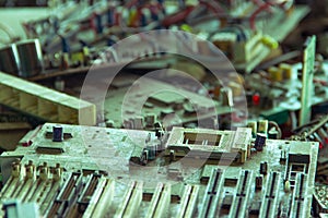 Electronic waste ready for recycling