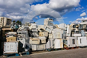 Electronic waste for recycling