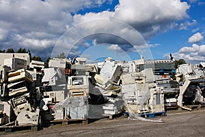 Electronic waste for recycling