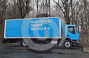 Electronic Waste Recycling Vehicle