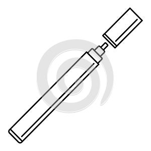 Electronical cigarette icon, outline style