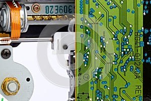 Electronical circuits PCB, printed circuit board