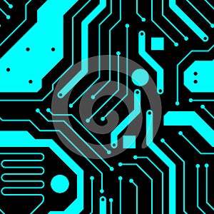 Electronics board. Circuit board electronic hi tech pattern.