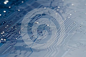 Electronics board soft focus