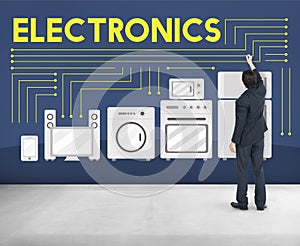 Electronics Capacitor Contemporary Technology Concept