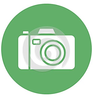 Camera Isolated Vector Icon which can easily modify or edit