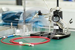 Electronics equipment assembly workplace