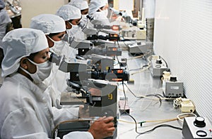 Electronics, factory, India