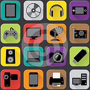 Electronics icons