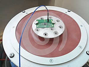 Electronics PCB prepared for reliability testing