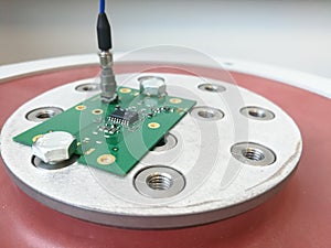 Electronics PCB prepared for reliability testing