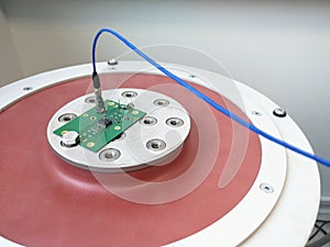 Electronics PCB prepared for reliability testing