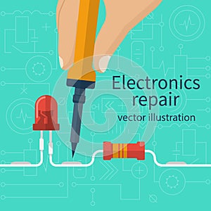 Electronics repair concept