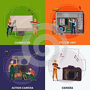 Electronics Repair Concept
