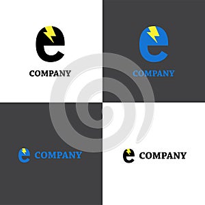 Electronics services or goods company logo