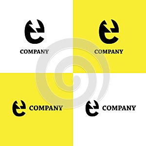 Electronics services or goods company logo