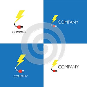 Electronics services or goods company logo