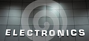 Electronics sign