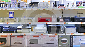 Electronics store laser and ink jet printers for sale