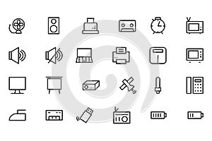 Electronics Vector Line Icons 2