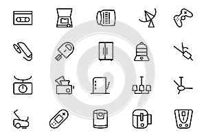 Electronics Vector Line Icons 7