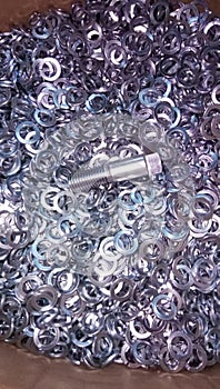Electroplated split washers