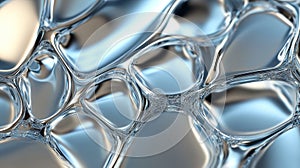 Electroplated Surface with Mirror-Like Reflection and Liquid Texture