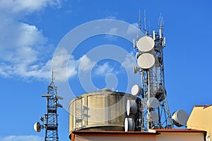Electrosmog risk due to TV repeaters and mobile phones
