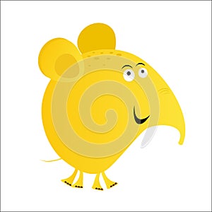 Elefant cartoon yellow