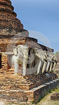 Elefant on temple