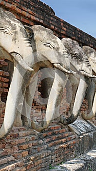Elefant on temple