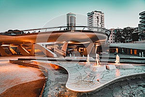 Eleftheria Square in Nicosia, Cyprus. Landscape city photography urban modern futuristic architecture photo