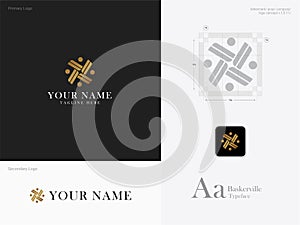 Elegan Luxury Mature Company Logo Template for Spin Logo