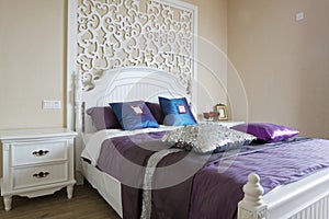 Elegance bedroom interior